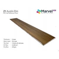 Lantai Vinyl PVC Self Adhesive Marvel Z1 Austin Elm  - Motif Kayu Elegan Tebal 2mm
