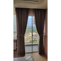 Gorden / Curtain Interior + Custom Blackout Curtain + Gorden Balkon Apartemen Minimalis Modern