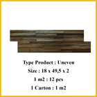 Wood Wall Panel  3D Uneven 1