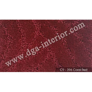 Carpet Roll Crest C9-396 CORAL RED